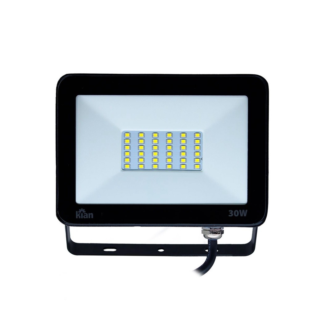 Projetor Holofote Led 30W 6,500K Preto Kian — TV e Vídeo