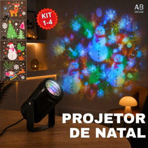 Projetor LED Natalino Decorativo Laser Jardim Luz Exterior Casa