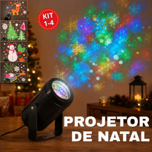 Projetor LED Natalino Decorativo Laser Jardim Luz Exterior Casa