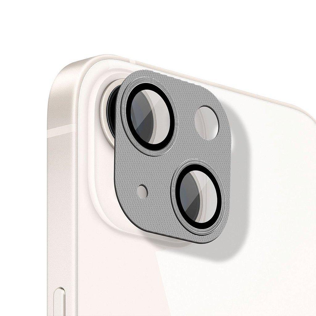 Protetor de lente de câmera de alumínio para iPhone 14 Prata Gshield