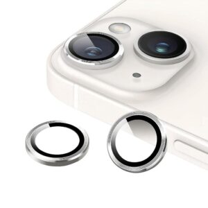 Protetor de Lente para iPhone 15 One Armor Frame para câmera Prata