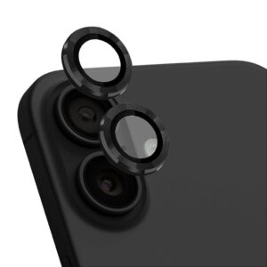 Protetor de Lente para iPhone 16 One Armor Frame para câmera Preto