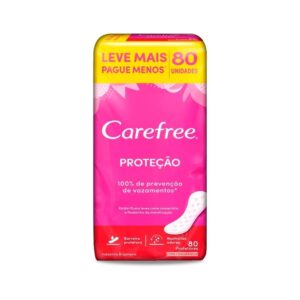 Protetor Diario Carefree Protecao com Perfume 80 Unidades Leve Mais