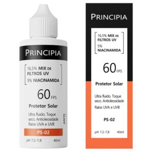 Protetor Solar 16,5% Mix de Filtros UV 5% Niacinamida Fps 60