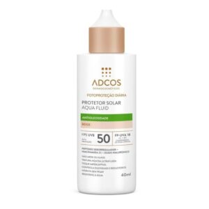 Protetor Solar Adcos Aqua Fluid Antioleosidade Beige 40ml