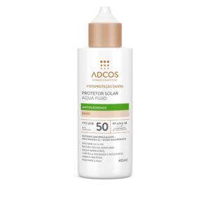Protetor Solar Adcos Aqua Fluid Antioleosidade Beige 40ml