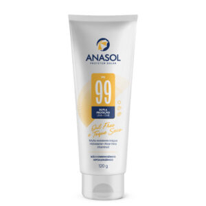 Protetor Solar Anasol Fps 99 120g Toque Seco Oil Free Aloe Vera Todos