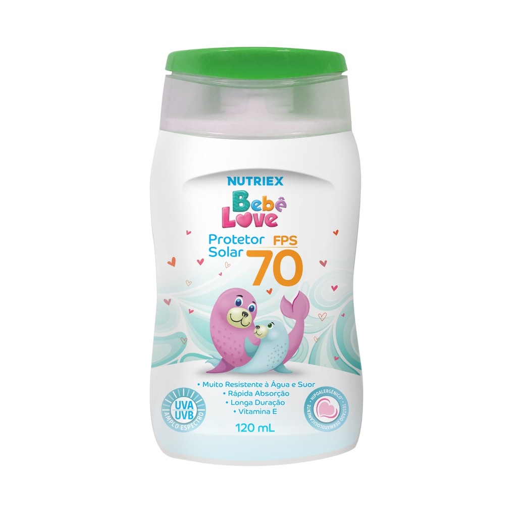 Protetor Solar Bebê Creme Corpo Rosto Nutriex 120ml — Skincare