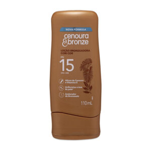 Protetor Solar Cenoura Bronze Efeito Dourado 110ml Vencimento