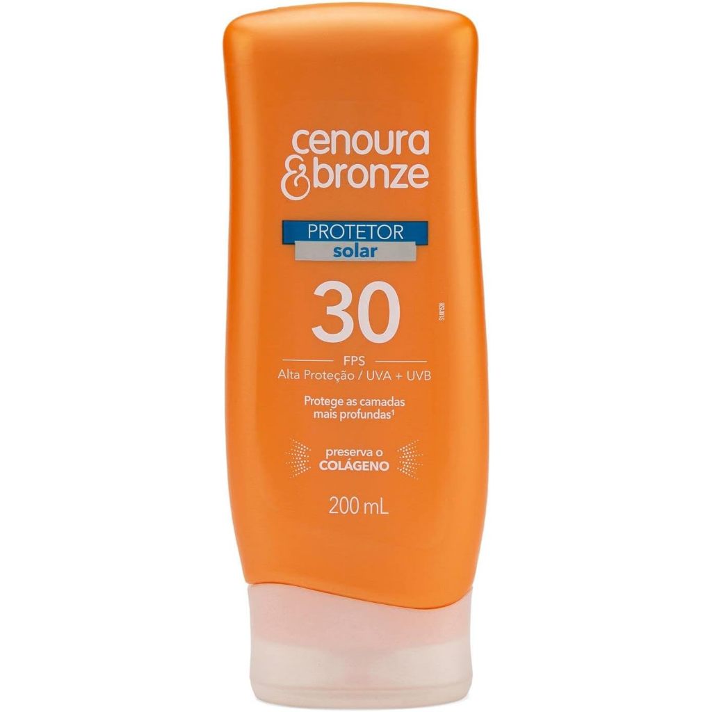 Protetor Solar Cenoura E Bronze Fps 30 200ml — Skincare
