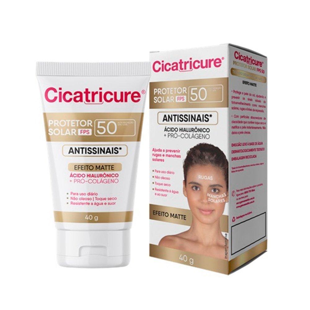 Protetor Solar Cicatricure Antisimas Efeito Matte 40ga