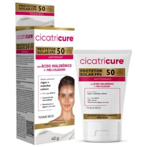 Protetor Solar Cicatricure Matte 40g Ácido Hialurônico e Pró Colágeno