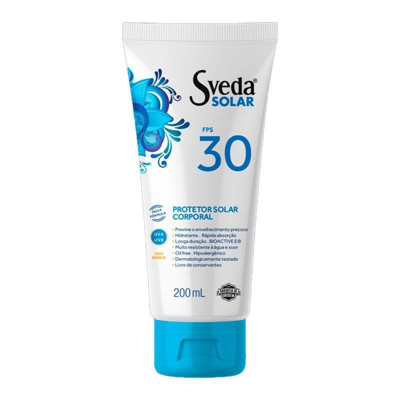 Protetor Solar Corporal Sveda 200ml — Skincare