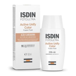 Protetor Solar e Clareador Facial Isdin Active Unify Color Fusion