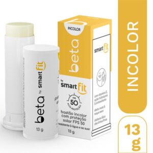 Protetor Solar em Bastão Beta by Smart Fit Fps 50 Incolor Alta