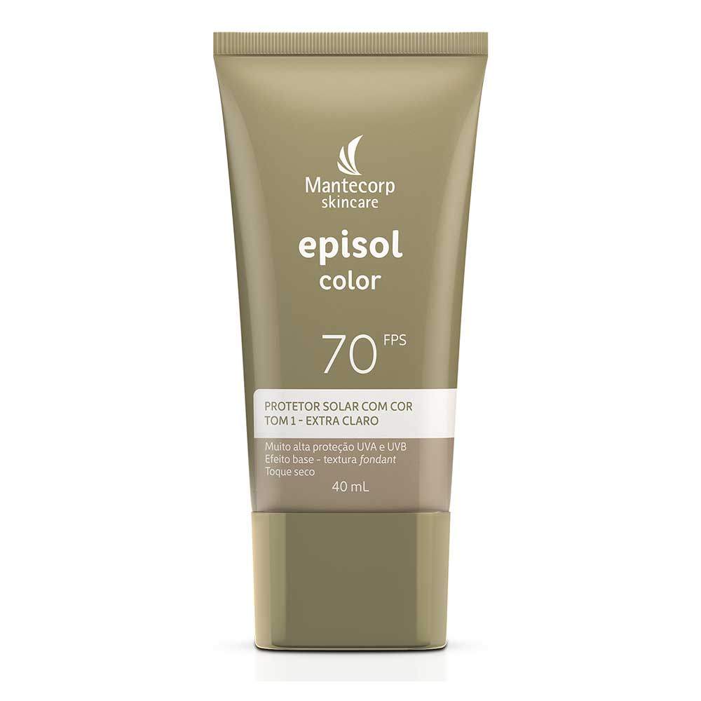 Protetor Solar Episol Color Tom 1 Extra Claro 40ml — Skincare