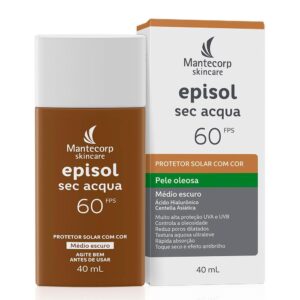 Protetor Solar Episol Sec Acqua Fps 60 Médio Escuro 40mL