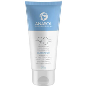 Protetor Solar Facial Anasol Clareador Fps 90 Anti-Manchas Oil Free