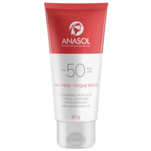 Protetor Solar Facial Anasol Fps 50 Oil Free Toque Seco Hidratante