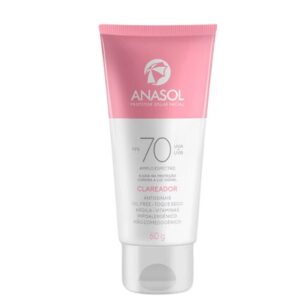 Protetor Solar Facial Anasol Fps 70 Clareador Anti-Manchas Toque Seco — Skincare