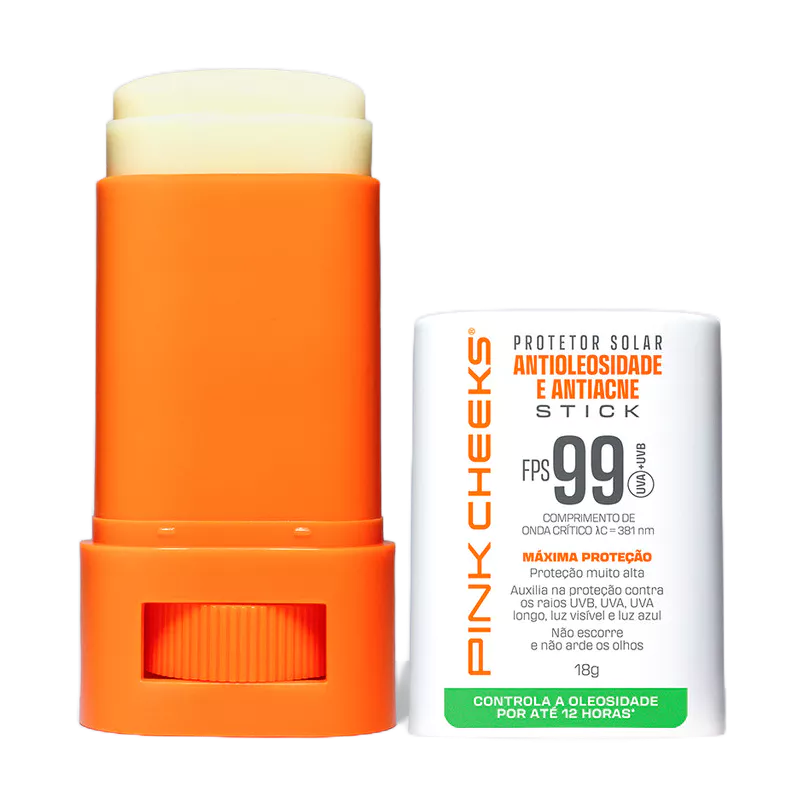 Protetor Solar Facial Antioleosidade e Antiacne 18g Fps 99 Lançamento