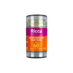 Protetor Solar Facial Bastão Fps60 Ricca 20g — Skincare