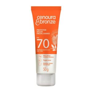 Protetor Solar Facial Cenoura Bronze 50g