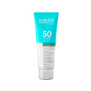 Protetor Solar Facial Com Cor Sunless Fps 50 60g Bege Claro