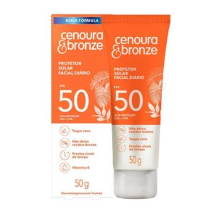 Protetor Solar Facial Diário Cenoura Bronze 50g