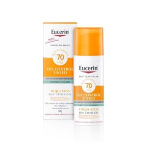 Protetor Solar Facial Eucerin Sun Oil Control Tinted Claro 50g