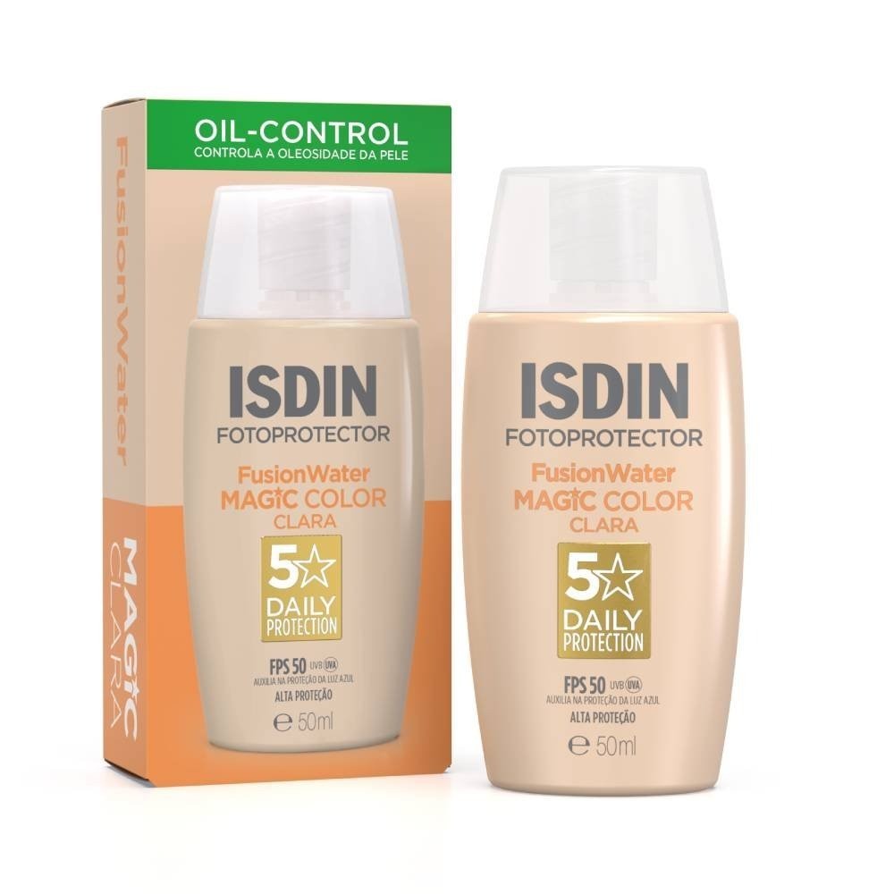 Protetor Solar Facial Isdin Fusion Water 5 Stars Color Fps50 Cor — Skincare