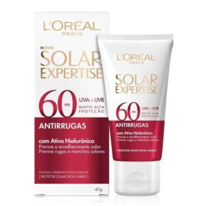 Protetor Solar Facial L'Oréal Paris Solar Expertise Antirrugas Fps 60