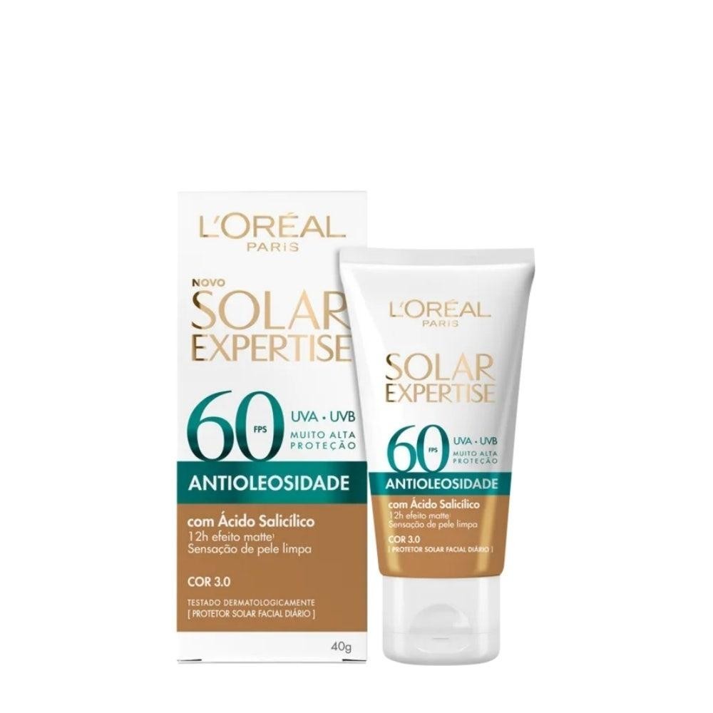 Protetor Solar Facial L'oréal Solar Expertise Antioleosidade Fps60 — Skincare