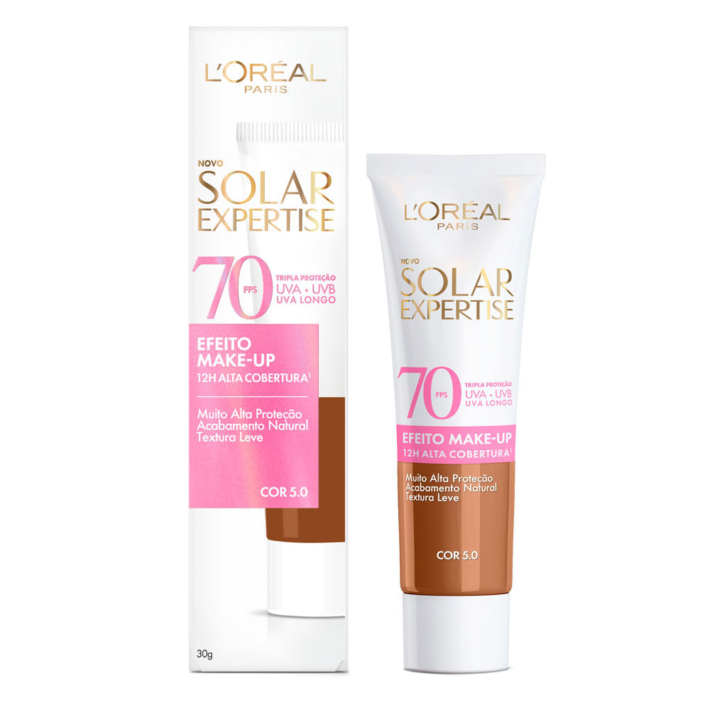 Protetor Solar Facial L'Oréal Solar Expertise Fps 70 Efeito Make UP