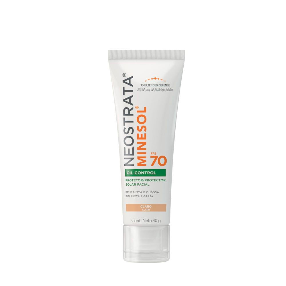 Protetor Solar Facial NeoStrata Minesol Oil Control Fps 70 Pele Clara