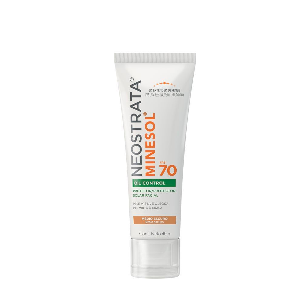 Protetor Solar Facial Neostrata Minesol Oil Control Fps 70 Pele