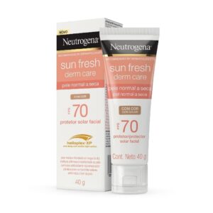 Protetor Solar Facial Neutrogena Sun Fresh Derm Care com Cor 40g