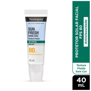 Protetor Solar Facial Neutrogena Sun Fresh Derm Care Fluido Sem Cor