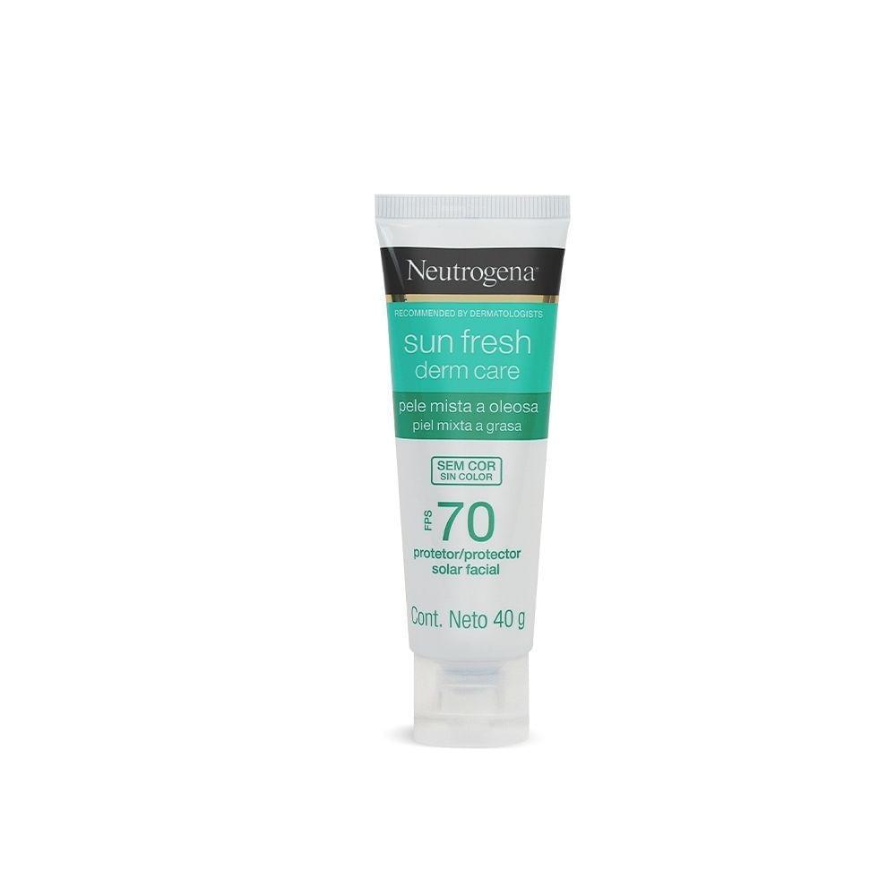 Protetor Solar Facial Neutrogena Sun Fresh Derm Care Fps70 40g Enter — Skincare