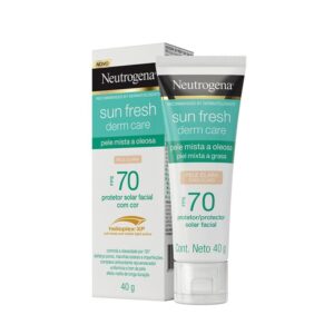 Protetor Solar Facial Neutrogena Sun Fresh Derm Care Pele Clara 40g