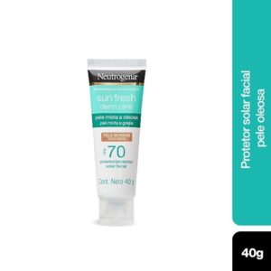 Protetor Solar Facial Neutrogena Sun Fresh Derm Care Pele Morena Fps