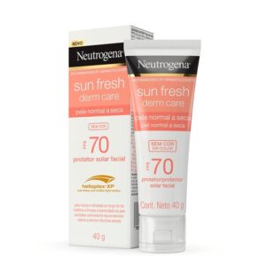 Protetor Solar Facial Neutrogena Sun Fresh Derm Care sem Cor Pele