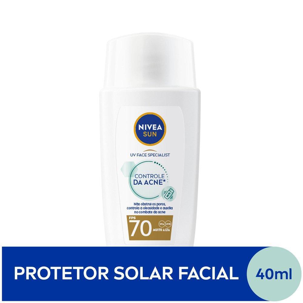 Protetor Solar Facial Nivea Sun Fluído UV Face Specialist Controle da — Skincare