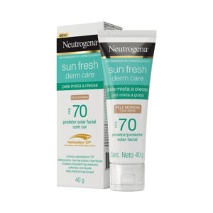 Protetor Solar Facial Pele Mista A Oleosa Neutrogena Sun Fresh Derm