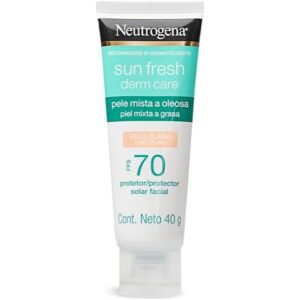 Protetor Solar Facial Pele Mista A Oleosa Neutrogena Sun Fresh Derm