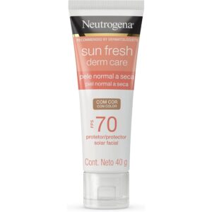 Protetor Solar Facial Pele Normal A Seca Neutrogena Sun Fresh Derm