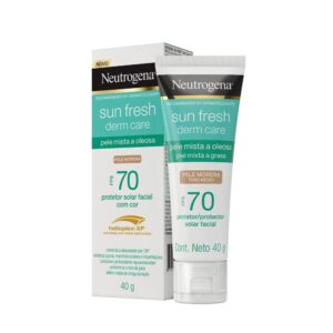 Protetor Solar Facial Pele Oleosa Neutrogena Sun Fresh Derm Care Pele