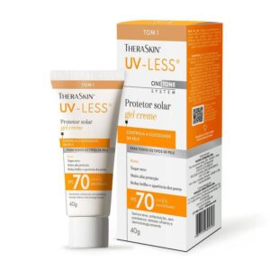 Protetor Solar Facial TheraSkin UV-Less One Tone System Gel Creme Tom