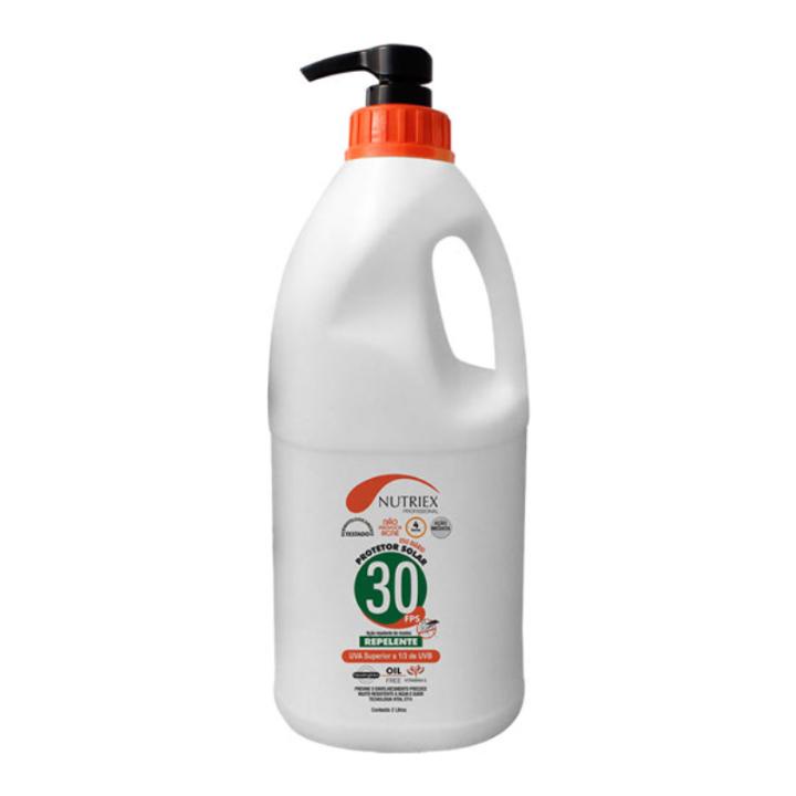Protetor Solar Fps 30 com Repelente 2,0L Bombona Nutriex