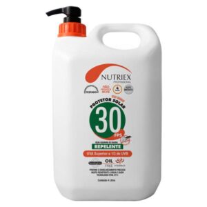 Protetor Solar Fps 30 com Repelente 4,0L Bombona Nutriex